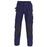 3337-Duratex Cotton Duck Weave Tradies Cargo Pants with twin holster tool pocket - knee pads not included
