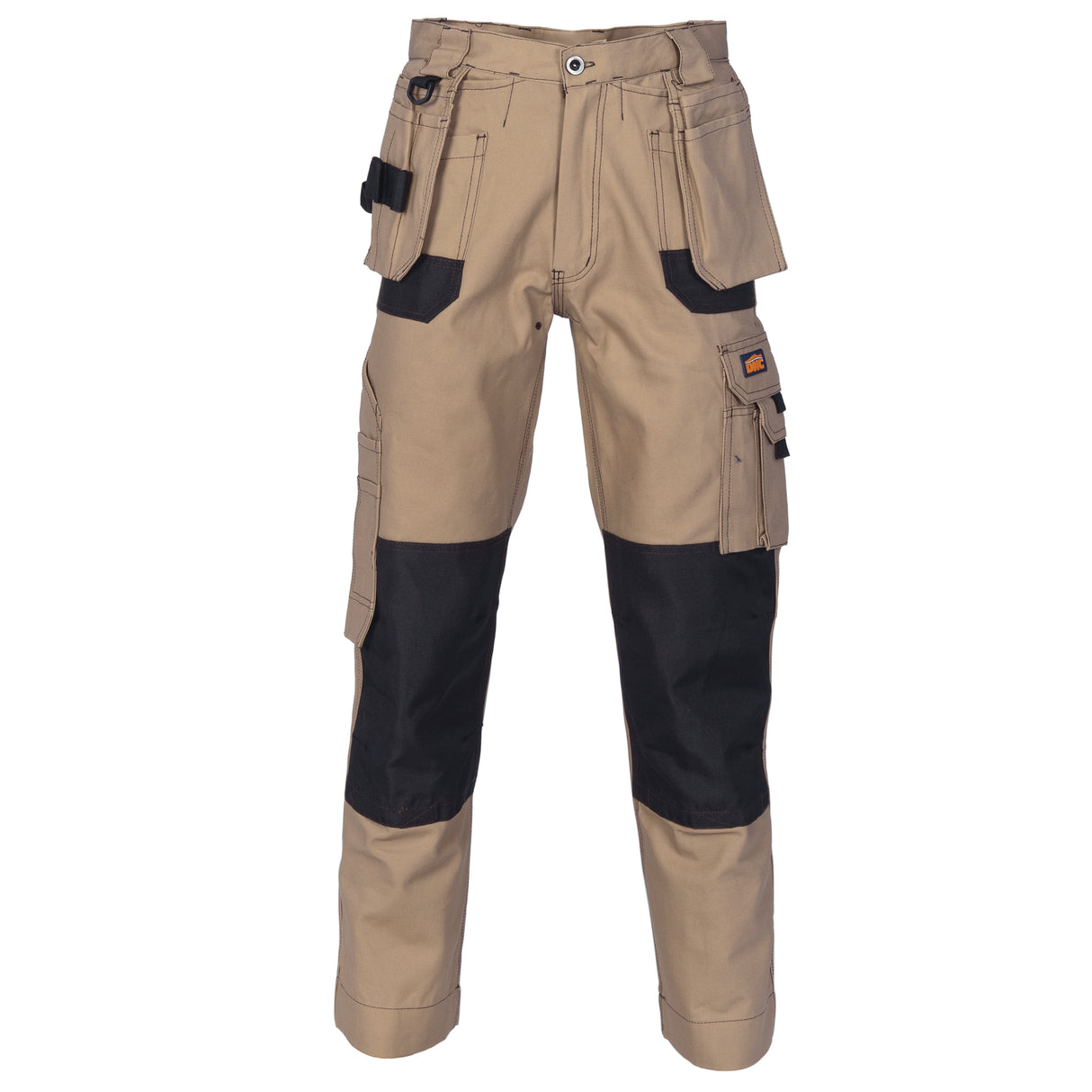 3337-Duratex Cotton Duck Weave Tradies Cargo Pants with twin holster tool pocket - knee pads not included