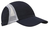 3814-Micro Fibre & Mesh Sports Cap with Reflective Trim