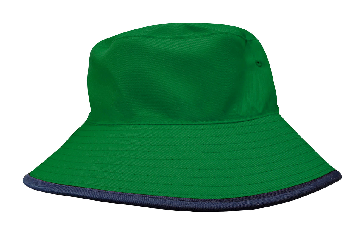 3935-Reversible Breathable Poly Twill Bucket Hat