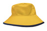3935-Reversible Breathable Poly Twill Bucket Hat