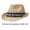 3968-Straw Fedora