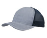 3971-Light Brushed Poly Cotton Marle Cap with Honeycomb Mesh Back