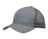 3972-Light Brushed Poly Cotton Marle Cap with Honeycomb Mesh Back