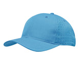 3975-Breathable Poly Twill Cap with Circle Perforations