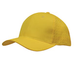 3975-Breathable Poly Twill Cap with Circle Perforations