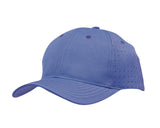3975-Breathable Poly Twill Cap with Circle Perforations