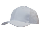 3975-Breathable Poly Twill Cap with Circle Perforations