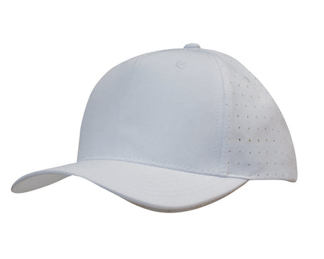 3976-Breathable Poly Twill Cap with Circle Perforations