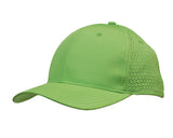 3977-Sports Ripstop Twill Cap with Triangle Perforations