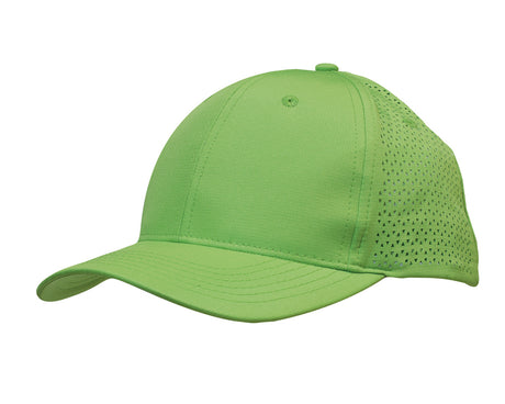 3977-Sports Ripstop Twill Cap with Triangle Perforations