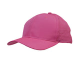 3977-Sports Ripstop Twill Cap with Triangle Perforations