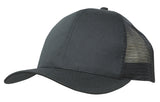 3987-Organic brushed Heavy Cotton/Mesh Back Cap