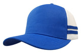 3995-American Premium Twill/Mesh Deep Fit Trucker with Stripes