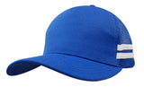 3995-American Premium Twill/Mesh Deep Fit Trucker with Stripes
