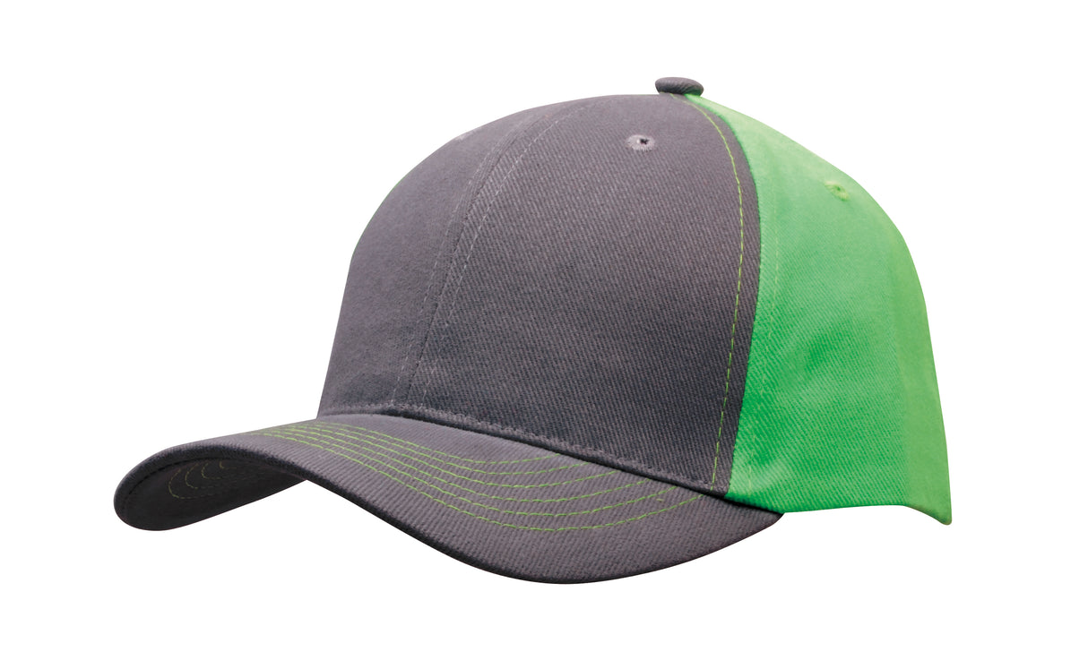 4001-Brushed Heavy Cotton Contrast Cap