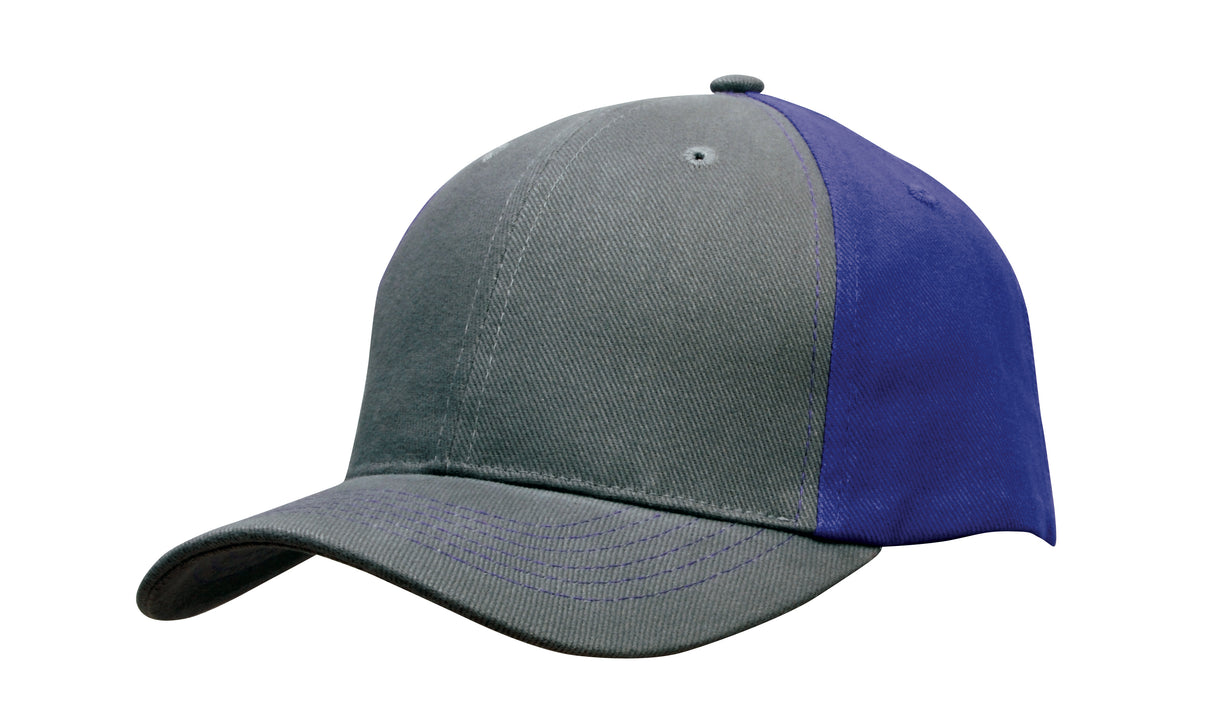 4001-Brushed Heavy Cotton Contrast Cap