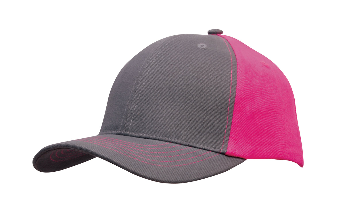 4001-Brushed Heavy Cotton Contrast Cap