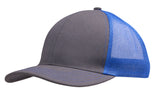 4002-Brushed Cotton with Mesh Back Cap