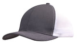 4002-Brushed Cotton with Mesh Back Cap
