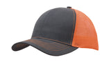 4002-Brushed Cotton with Mesh Back Cap