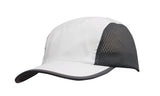 4003-Sports Ripstop with Bee Hive Mesh and Towelling Sweatband
