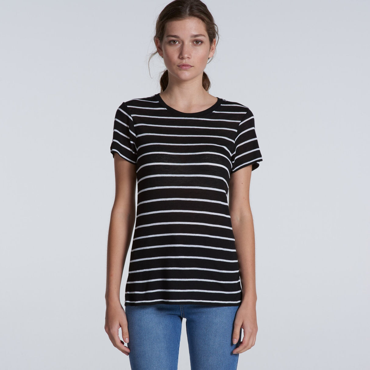 4025-WO'S BASIC STRIPE TEE