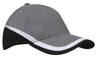 4026-Brushed Heavy Cotton Tri-Coloured Cap