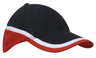 4026-Brushed Heavy Cotton Tri-Coloured Cap