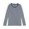 4027-WO'S FINE STRIPE L/S TEE