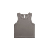 4035 - Wo's Faded Organic Rib Crop Tank