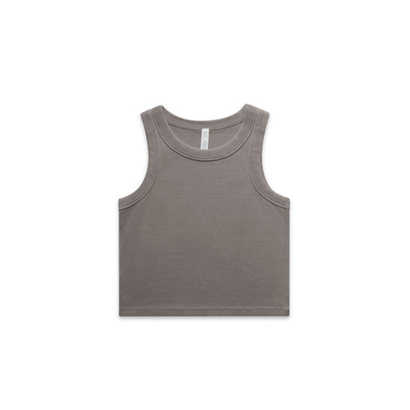 4035 - Wo's Faded Organic Rib Crop Tank