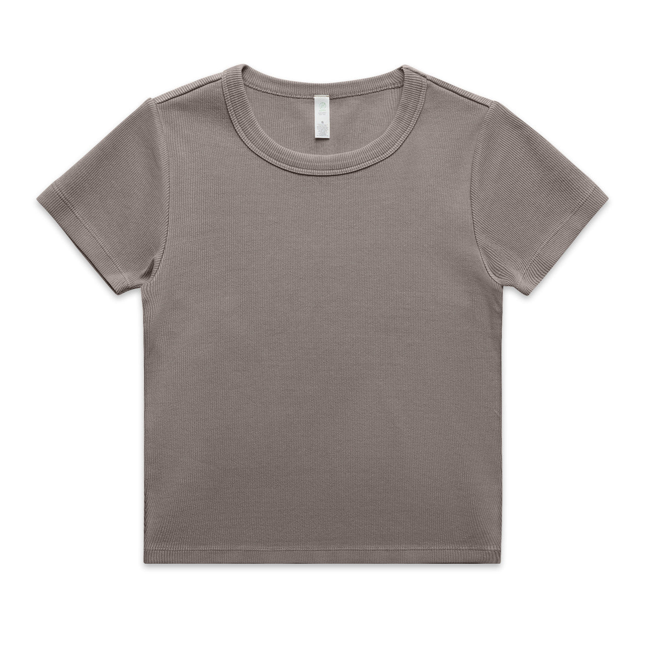 4036 - Wo's Faded Organic Rib Tee