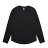 4055S-WO'S CURVE L/S TEE