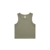 4064G - Wo's Organic Rib Crop Tank