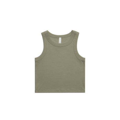4064G - Wo's Organic Rib Crop Tank