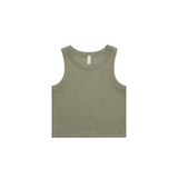 4064G - Wo's Organic Rib Crop Tank