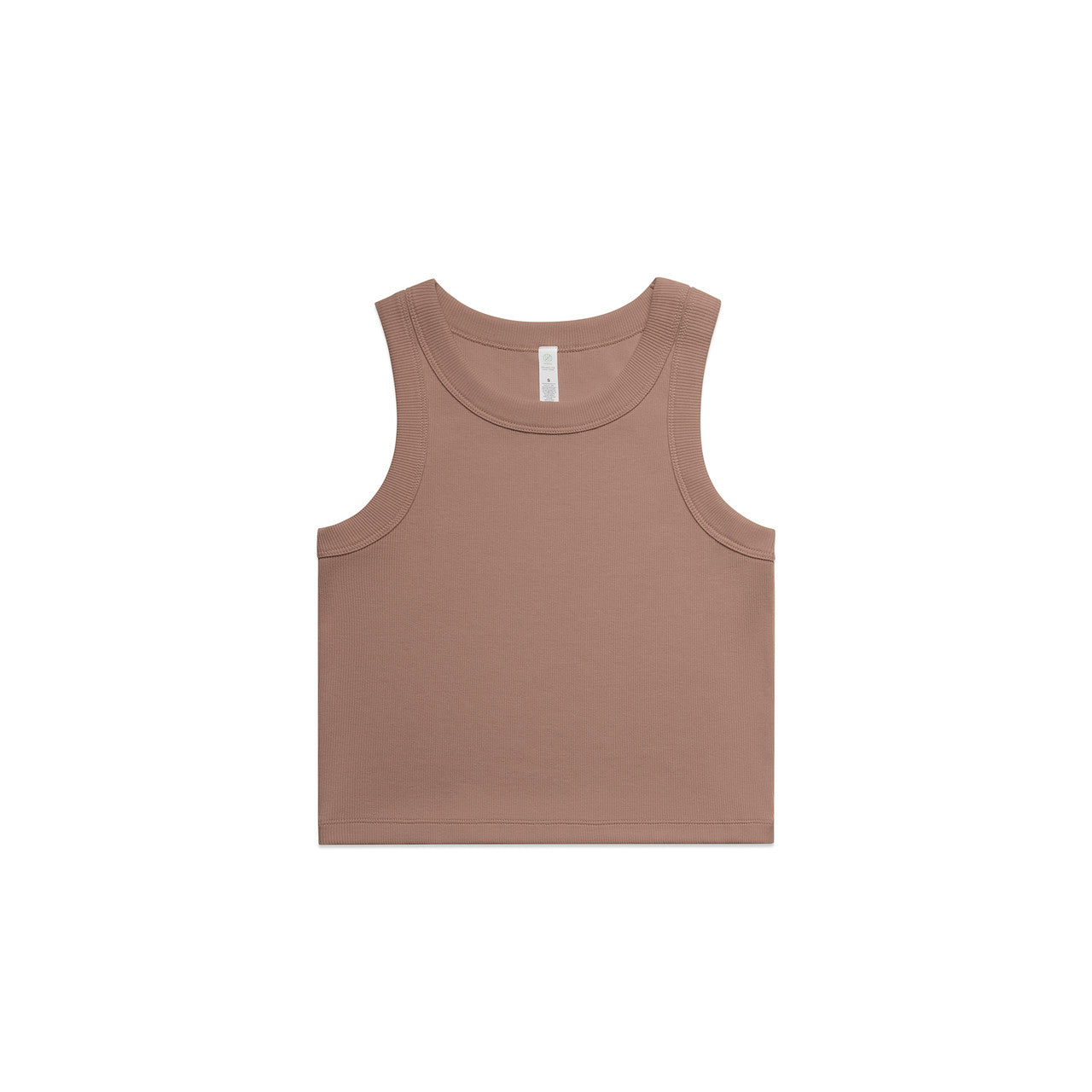 4064G - Wo's Organic Rib Crop Tank