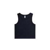 4064G - Wo's Organic Rib Crop Tank