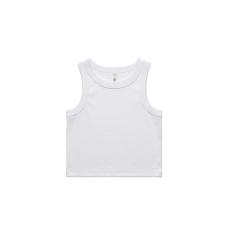 4064G-WO'S ORGANIC RIB CROP TANK