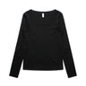 4075 - Wo's Organic Rib L/S Tee
