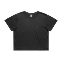 4089 - Wo's Heavy Faded Crop Tee