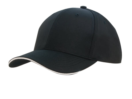 4149-Sports Ripstop Cap with Sandwich Trim