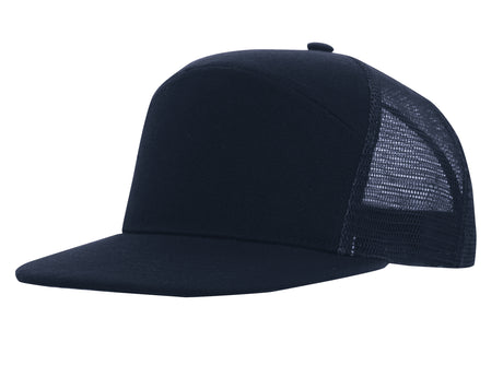 4154-Premium American Twill A Frame Cap with Mesh Back