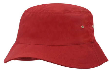 4166-Childs Brushed Sports Twill Bucket Hat