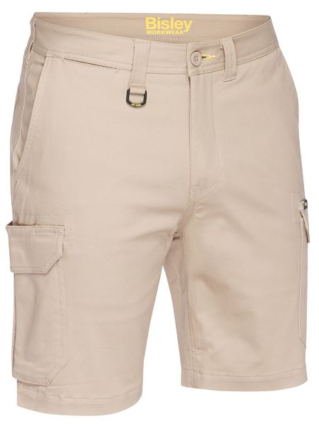 Stretch Cotton Drill Cargo Short