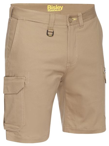 Stretch Cotton Drill Cargo Short