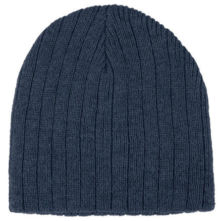 4455-Heather Cable Knit Beanie