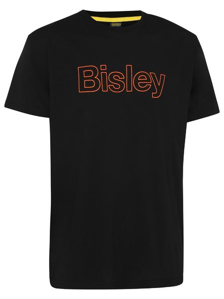 BISLEY COTTON OUTLINE LOGO TEE