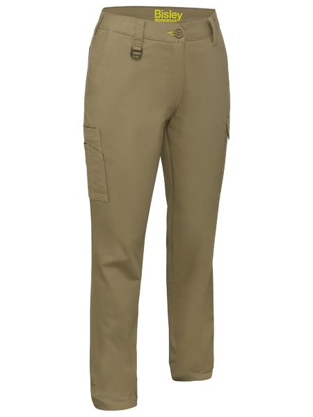 WOMEN’S STRETCH COTTON CARGO PANTS